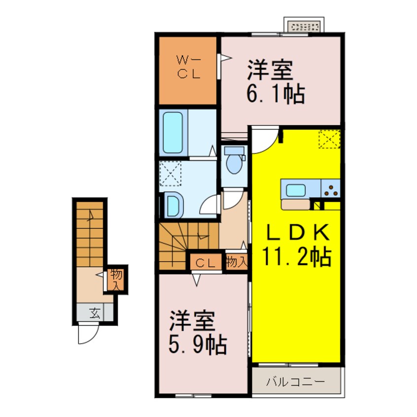 間取図 ブライトアンジュ・クロシェット