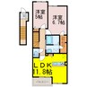 エクシード 2LDKの間取り