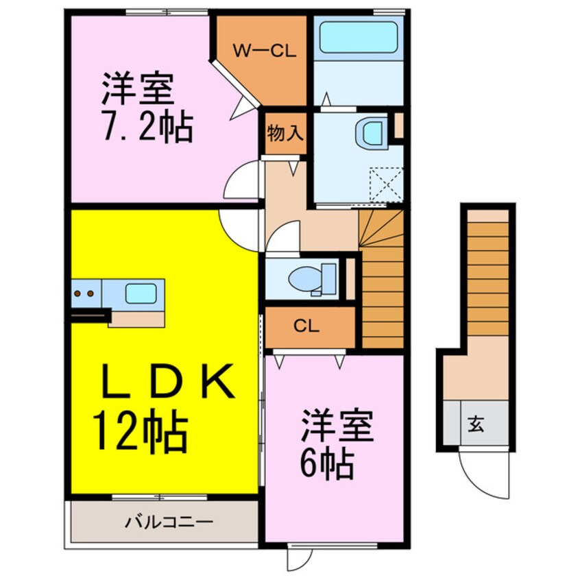 間取図 サニーコート