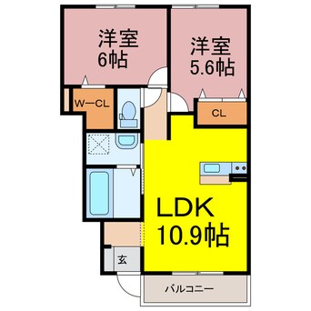 間取図 サニーコート