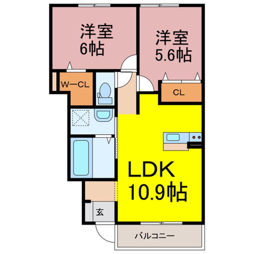 間取図 サニーコート