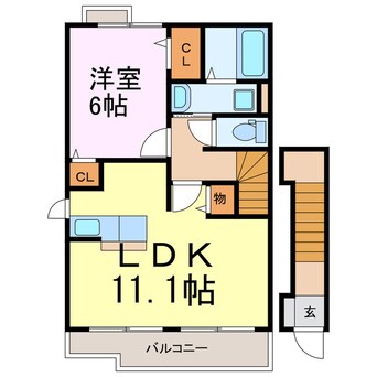 間取図 プラシードＭ