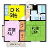 エステート　Ｍ 2DKの間取り