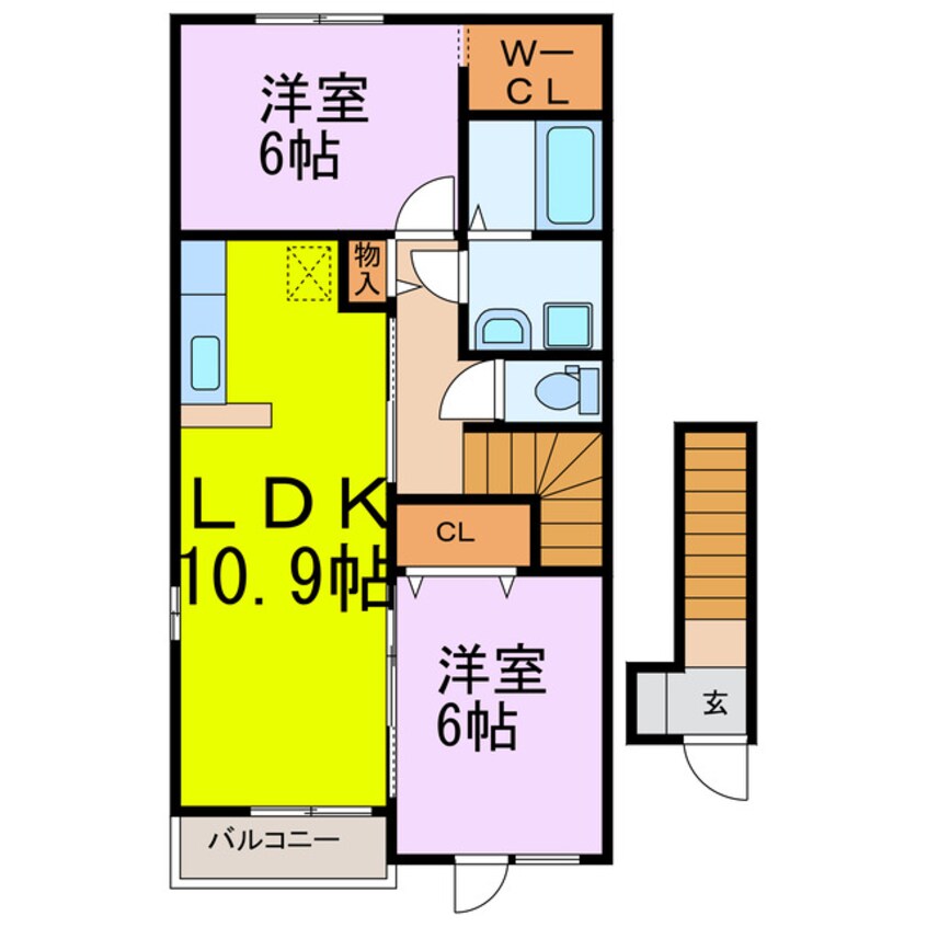 間取図 プロムナード　アンジュⅠ