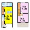 Fiore 2LDKの間取り