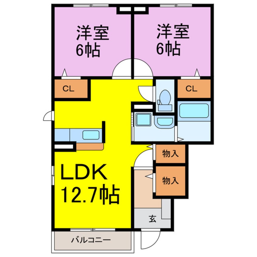 間取図 サニー・スクエア