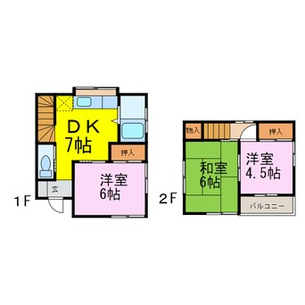 間取図 旗井2丁目戸建