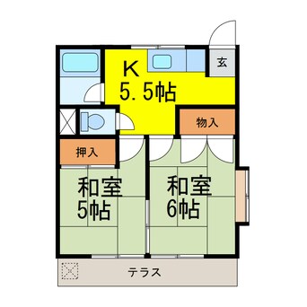 間取図 レジデンスコグレ