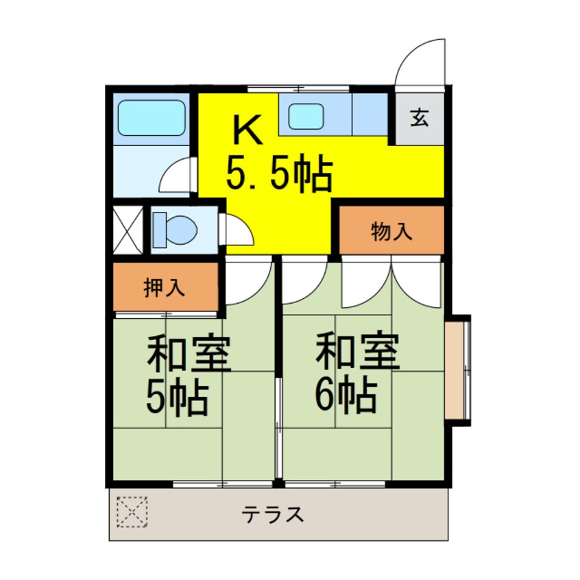 間取図 レジデンスコグレ