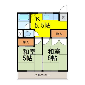 間取図 レジデンスコグレ