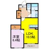 パルムロジェ 1LDKの間取り