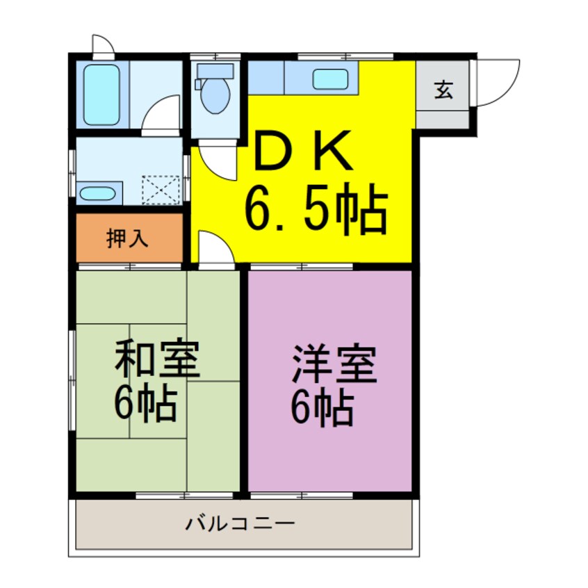 間取図 アップルハイツ