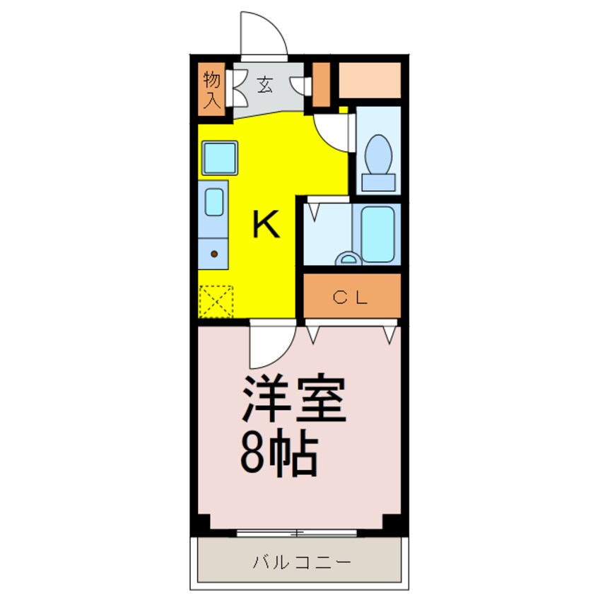 間取図 ジョイビレッジ壱番館