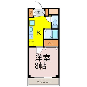 間取図 ジョイビレッジ壱番館