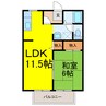 サンライフ加須 1LDKの間取り
