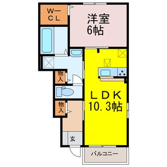 間取図 エルフォルク　Ⅱ