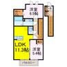 東北本線<宇都宮線>/古河駅 徒歩37分 2階 築12年 2LDKの間取り