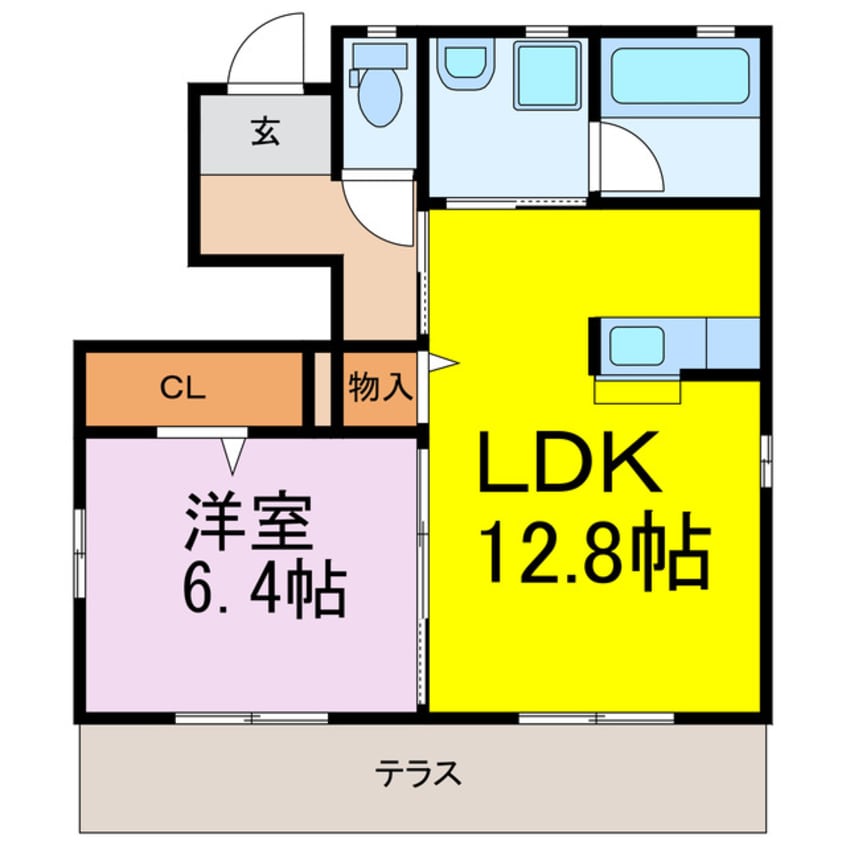 間取図 東北本線<宇都宮線>/古河駅 徒歩30分 1階 築8年