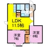 ツイン・ハウス 2LDKの間取り