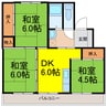 ビレッジハウス本川俣 3DKの間取り