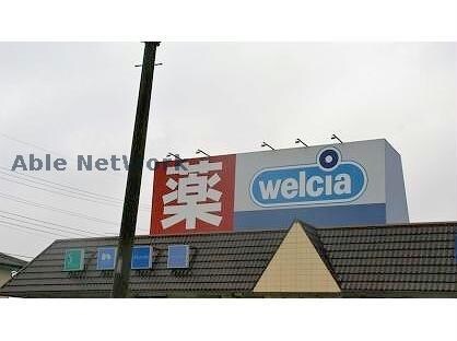 ウエルシア行田谷郷店(ドラッグストア)まで301m ミル・ヴィラージュ行田　A