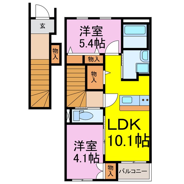 間取り図 カルマ　ルーメ