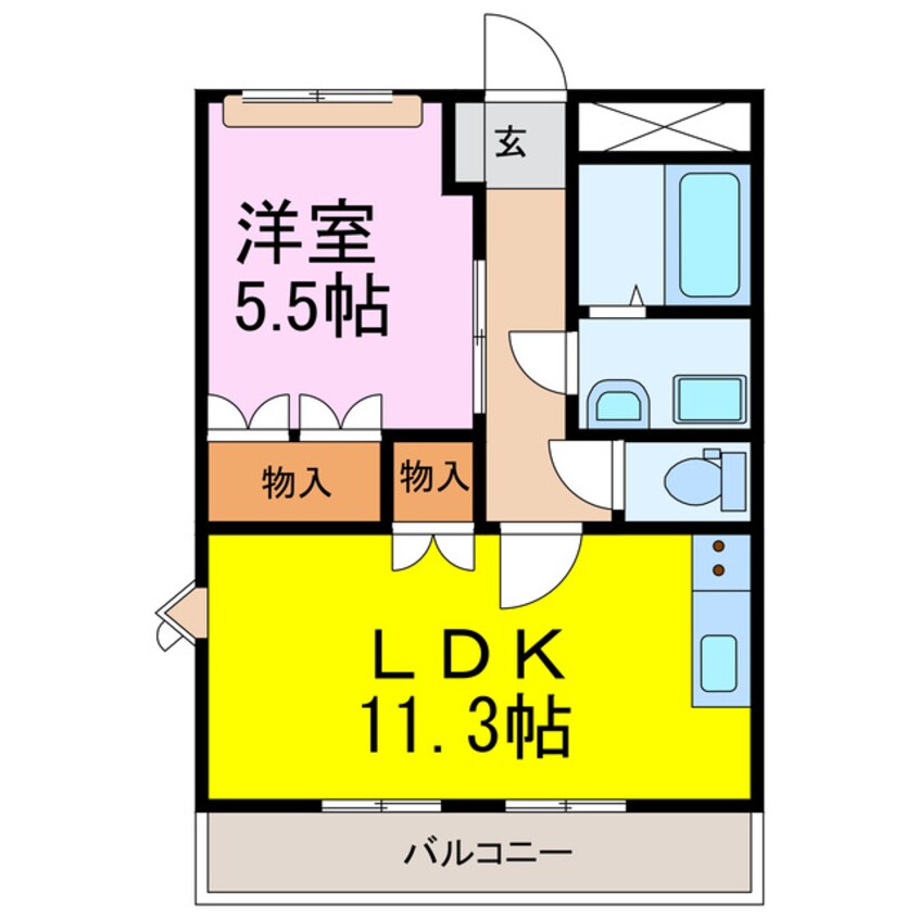 間取図 フィオレ