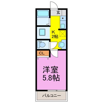 間取図 K＆AT（ケイアンドエイティ）