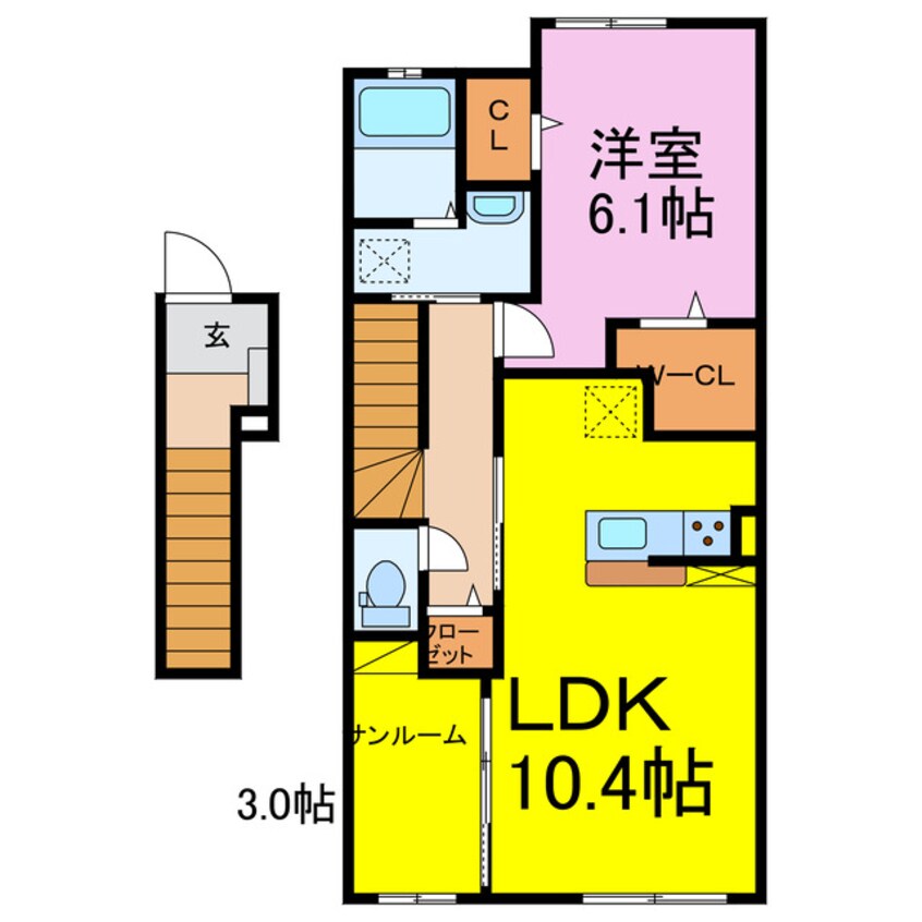 間取図 メゾン　ヴィオラ