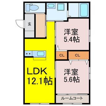 間取図 フランシーズＡ