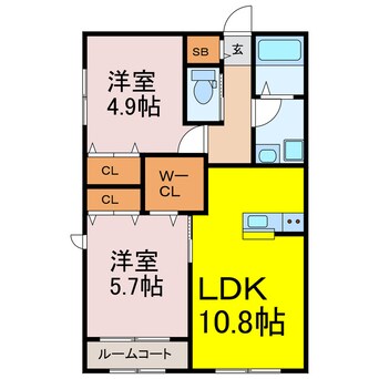 間取図 フランシーズＢ