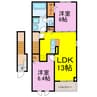 エアリーⅡ 2LDKの間取り