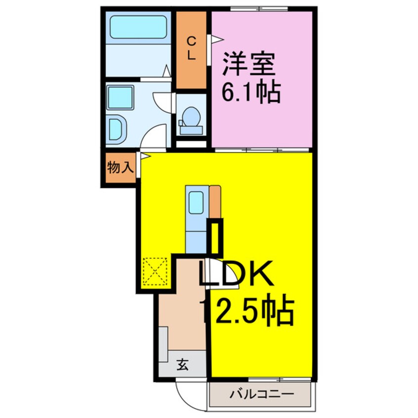 間取図 カーサ　ベントゥーラ