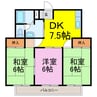ウエストパークⅡ 3DKの間取り