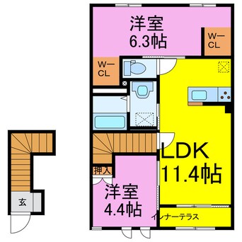 間取図 ランコントル