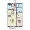 カナーレⅡ 1LDKの間取り