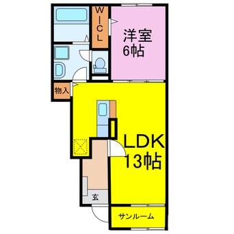 間取図 諏訪１丁目アパート