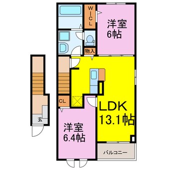 間取図 諏訪１丁目アパート