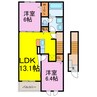 ミライズホーム多門寺　WEST 2LDKの間取り