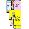 ミライズホーム多門寺　EAST 1LDKの間取り
