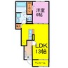 ローズ 1LDKの間取り