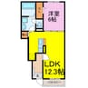 ソラン 1LDKの間取り