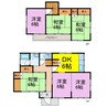 加須市久下貸家 6DKの間取り