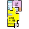 メゾン岩崎 1LDKの間取り