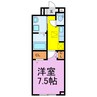 ヒカルサ久喜東 1Kの間取り