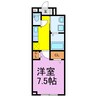 ヒカルサ久喜東 1Kの間取り