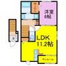 ヒカルサ羽生ノース 1LDKの間取り