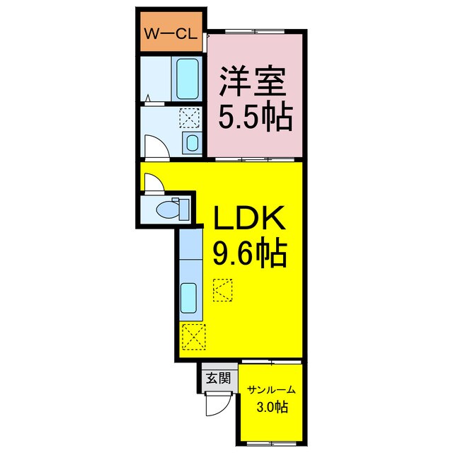 間取り図 レッド　キャッスルⅢ