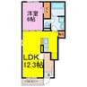 ヒカルサ久喜菖蒲 1LDKの間取り