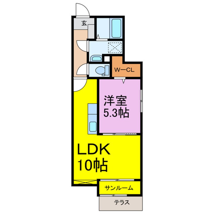 間取図 エアリーズ　ヴェルテ